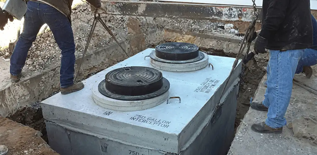 Grease trap installation for a commercial property drainage system in Fort Lauderdale, FL